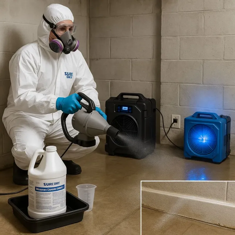 Sanitization and Odor Removal process in Sebewaing, MI